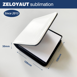 Bloc de notas de sublimación promocional marca 3D DISEÑO DE memopad personalizado cubierta de PU papelería nota adhesiva Impresión de escritorio soporte de Bloc de notas - Product Image 4