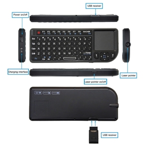 Ratón y teclado inalámbrico A8 Mini, dispositivo con panel táctil láser, 2,4g, teclado inteligente inalámbrico - Product Image 4