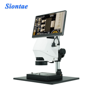 Siontae Shark-3 Microscopio de video digital integrado Fuente de luz superior e inferior Microscopio de fotografía y medición - Product Image 1