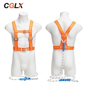 CGLX CE Polyester üç noktalı yarım-vücut emniyet kemeri şantiyede düşme koruması için güvenlik inşaat ekipmanları - Product Image 1