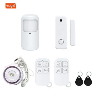 Sistema de alarma de seguridad para intrusos, Detector inalámbrico 3 EOLR, WiFi, GSM, Tuya Smart Life App, Control remoto, 100
