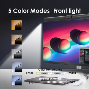 Usb 5 режимов цветовая температура Led свет электронного чтения компьютерные мониторы Лампа экрана монитора дистанционного управления светодиодный свет бар - Product Image 6