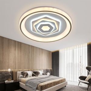 Hivies โคมไฟเพดาน LED 120W, อุปกรณ์อัจฉริยะทันสมัยพร้อมรีโมทควบคุมหรี่แสงได้2.4G - Product Image 5
