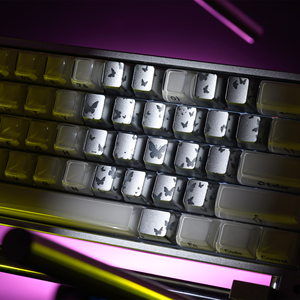 XVX FlutterBloom Profile OEM IMD-Tech Keycaps 21-Key جميع مفاتيح MX على غرار MX Clones PBT + PC Material - Product Image 4