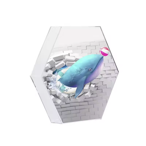 Wifi 3D Fan Hologram projektör ışık reklam ekranı LED Fan su geçirmez uzaktan BT reklam ekranı destek görüntüleri Video - Product Image 2