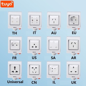Universal Tuya IP55 impermeable tomas de corriente inteligentes enchufe al aire libre jardín Control remoto con cubierta caja conectividad 16A carga - Product Image 2