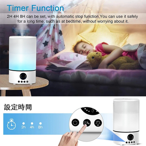 Portable Air Humididfier 3L Large Capacity Smart Ultrasonic Humidifier with Small Mist Humidifiers for Home Office School Use - Product Image 6