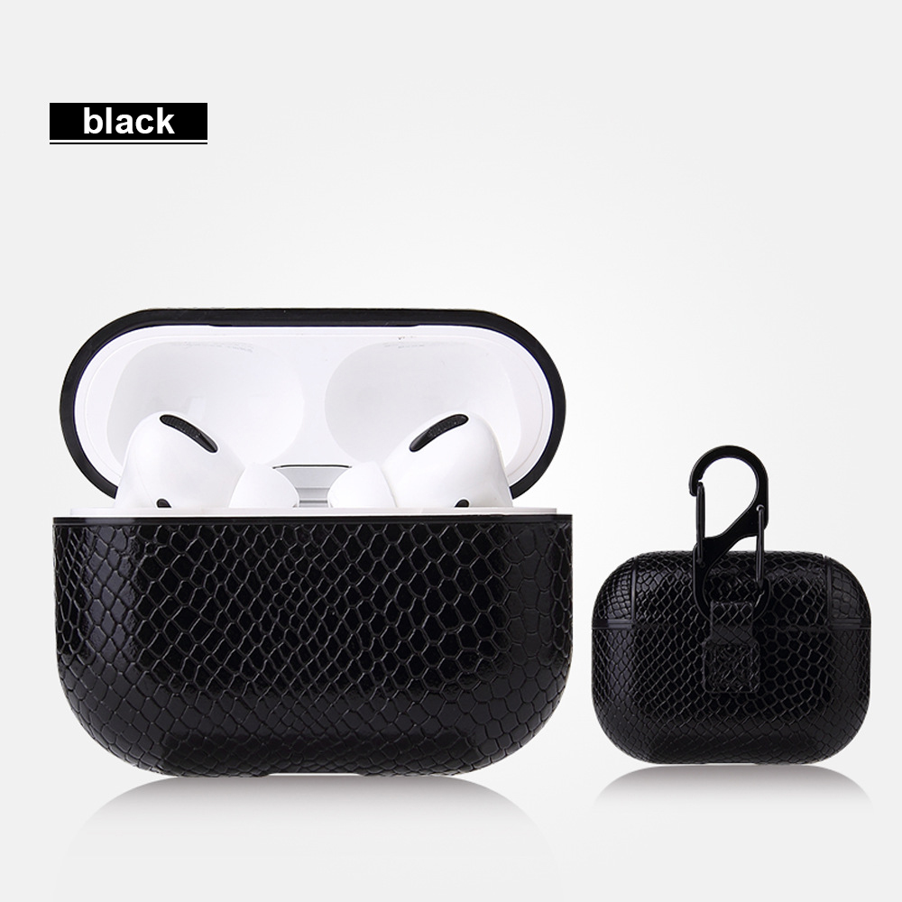 Snakeskin grain + noir