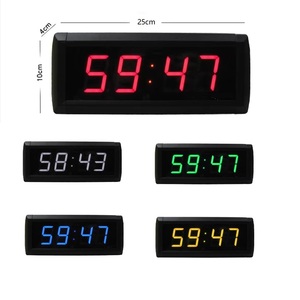 Portatile 7 segmenti 1.8 "4 cifre personalizzato cronometro digitale a LED per interni a parete Desktop orologio di temporizzazione conto alla rovescia - Product Image 6
