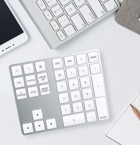 Rechargeable Mini Bluetooth Number Pad 34 Keys Magic <strong>Numeric</strong> Keypad <strong>Numeric</strong> <strong>Keyboard</strong> for apple ipad Laptop Notebook - Product Image 2