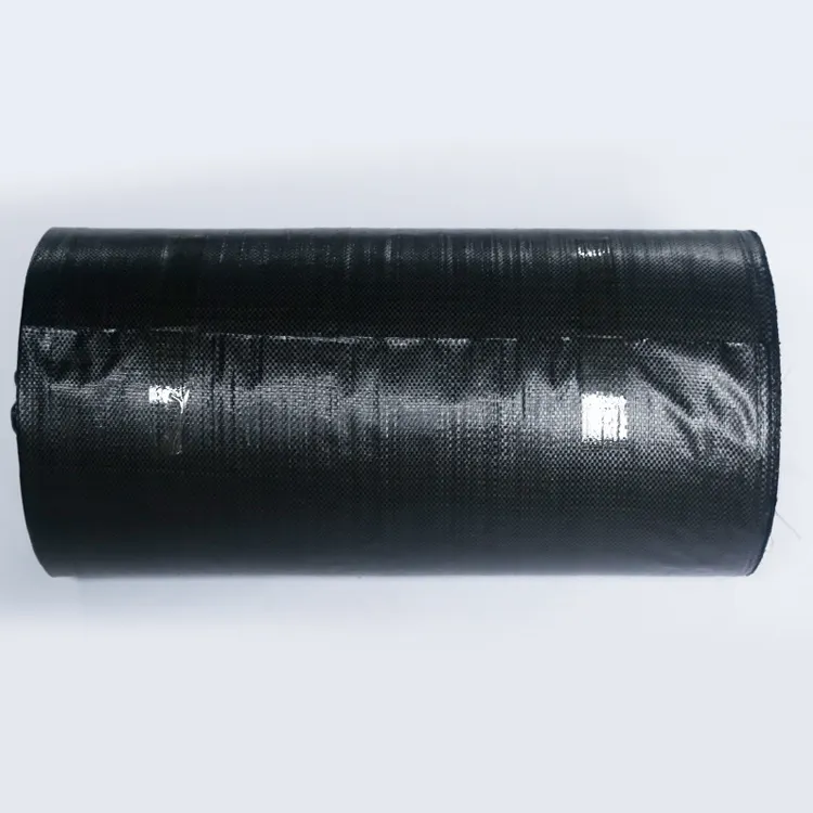Pp Woven Membrane Pe Ground Cover Mesh Weed Mat Roll Anti Grass Weed Control Cloth Blocker Mulch Film