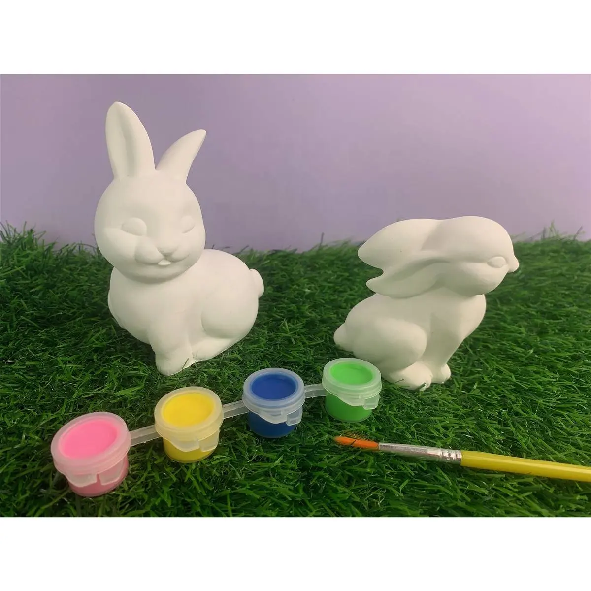 Tự làm phục sinh thạch cao Bunny sơn Set cho trẻ em giáo dục Quà Tặng đồ chơi