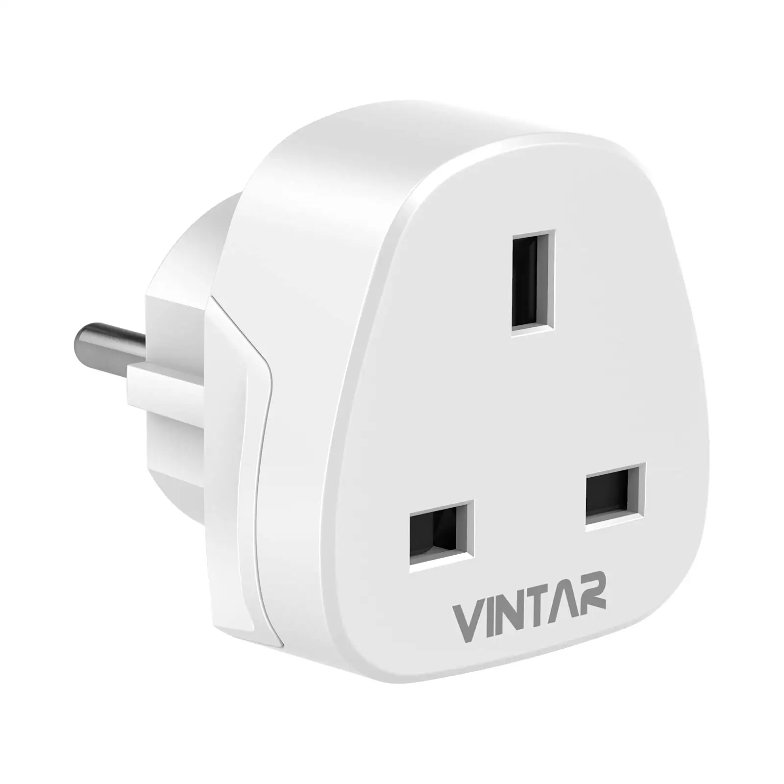 VINTAR UK zu European Plug Adapter geerdet 3 Pin zu 2 Pin EU Socket Europe Reise adapter für Frankreich Deutschland