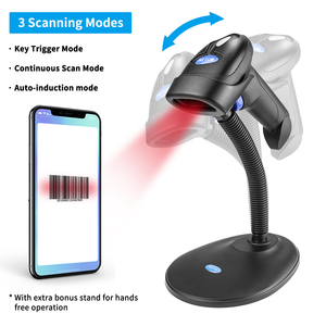 NETUM L5 Handheld Wireless Barcode Scanner and L8BL Blue Tooth 1D/2D <strong>QR</strong> Bar <strong>Code</strong> Reader PDF417 for IOS <strong>Android</strong> IPAD - Product Image 3