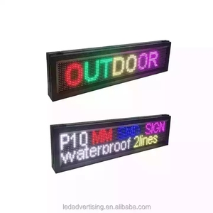 Muenled Scrolling USB WiFi LED Sign, pantalla digital interior/exterior, tablero de mensajes programable para negocios - Product Image 2
