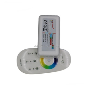 2.4G RGBW <strong>LED</strong> Controller <strong>Kit</strong> with RF Remote Touch Controller 6A Output Current 4-Channel Connector for Strip Light Dimmer