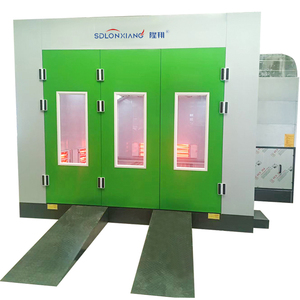 CE Approved Longxiang Auto <strong>Spray</strong> Booth with Efficient Infrared Lamp Heating System Electric &amp; Diesel Burner Car Spraying <strong>Baking</strong> - Product Image 4