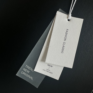 Etiqueta colgante personalizada para prendas Etiqueta de ropa Cuerda de etiqueta - Product Image 1