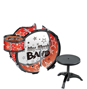 Mini tambor electrónico de Jazz para niños, instrumentos musicales de ritmo de plástico, juguetes, pasatiempos educativos, aprendizaje con pilas - Product Image 1