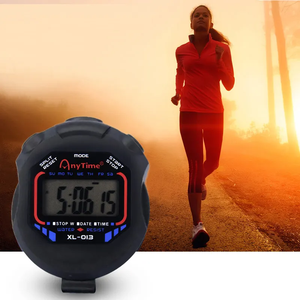 Profession elle digitale Handheld LCD Chronograph Timer Sport Stoppuhr und Küchen timer aus strap azier fähigem Kunststoff - Product Image 3