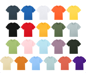 厚手のカラーコットン<span class=keywords><strong>T</strong></span>シャツ白無地ボックスブランク<span class=keywords><strong>T</strong></span>シャツ男性黒ボックスフィット