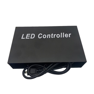 Светодиодный контроллер T-8000AC SD-карты контроллер для WS2801 WS2811 LPD8806 8192 пикселей DC5V водонепроницаемый непромокаемый контроллер AC110-240V - Product Image 2
