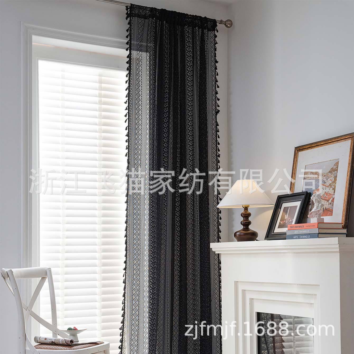 black hollow copper black tassel