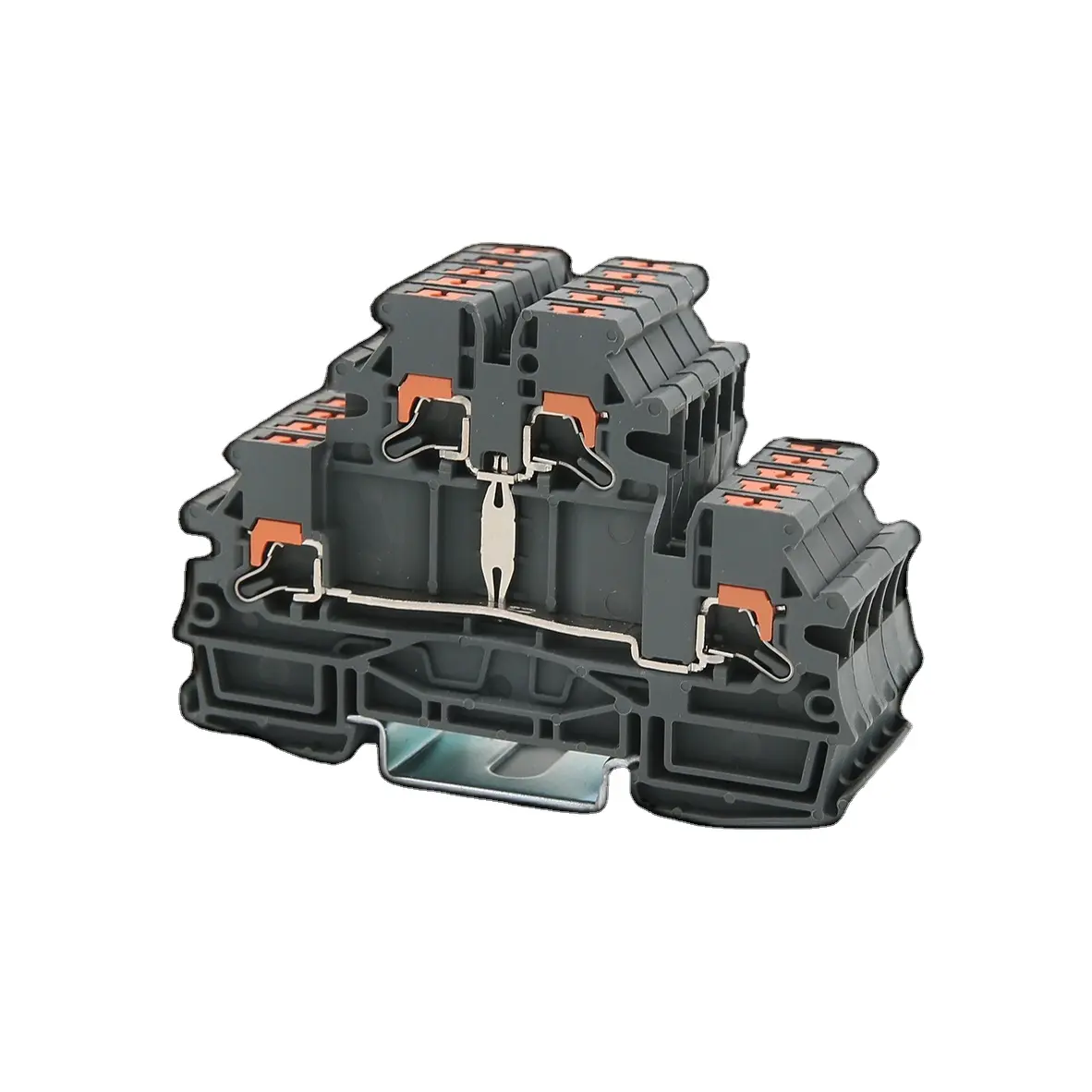 RPITT 2.5-Push-in Tecnologia Feed-Through Side Contact Terminal Block AWG26-12 Para economia de tempo, compacto e seguro Fiação Solu