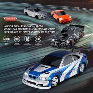 2.4G <strong>1</strong>/43 Mini RC Drift Car 4WD <strong>Remote</strong> Control Car High Speed Four Wheel Drive Radio Controlled Racing Car Model Boy Toy Gift