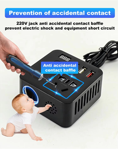 New Model 300W AC Car Power Inverter with Type C USB <strong>Output</strong> <strong>Single</strong> Phase 220V Sine Wave 5V <strong>Input</strong> for Home Use - Product Image 5
