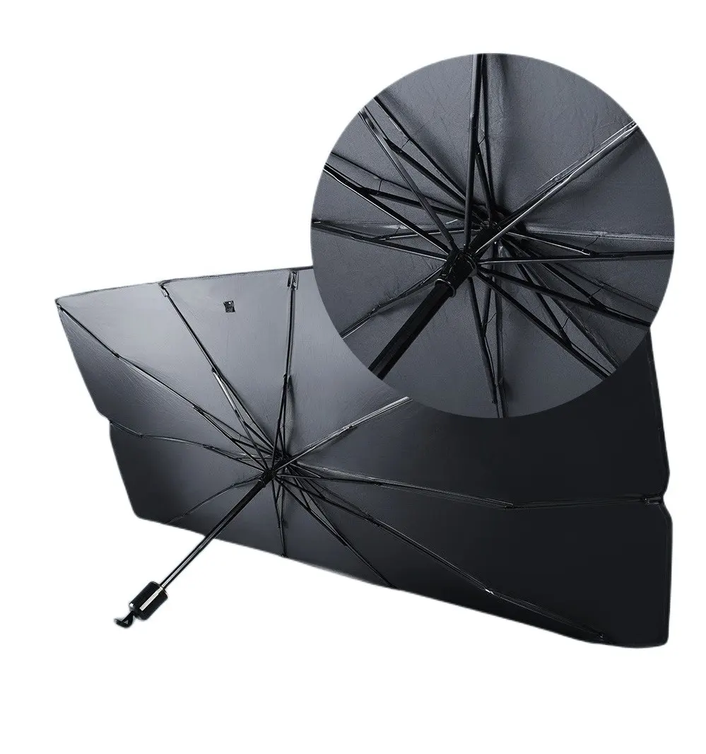 Pára-brisa do carro Sun Shade Guarda-chuva dobrável guarda-chuva do carro pára-sol capa janela dianteira do carro Parasol