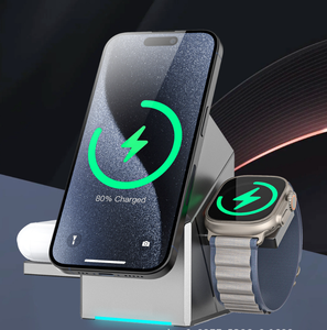 スリーインワン磁気回転15W Type-Cワイヤレス充電器スタンドApple Watch Mid-Autumn Festivalギフト用 - Product Image 3