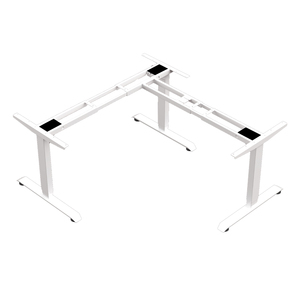Custom L Shape Electric Standing Desks Frame Ergonomic Sit to Stand up <strong>Computer</strong> Desks <strong>Three</strong> Motor Standing <strong>Tables</strong> - Product Image 2