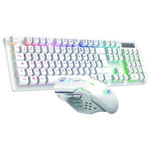 Nuevos productos PCTENK, combos de teclado y ratón para juegos, juegos inalámbricos para ordenador portátil de oficina, RGB, ratón y teclado inalámbricos para ordenador