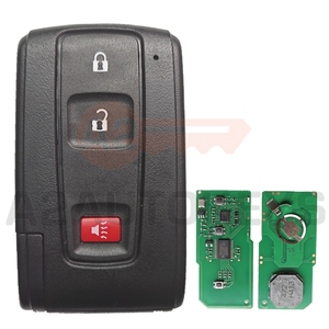 A2AUTOKEYS For TOYOTA Prius 2004-2009 Corolla Verso Camry 312/315 MHZ 3ボタン4D80ビットチップカーリモートスマートオートキー - Product Image 1