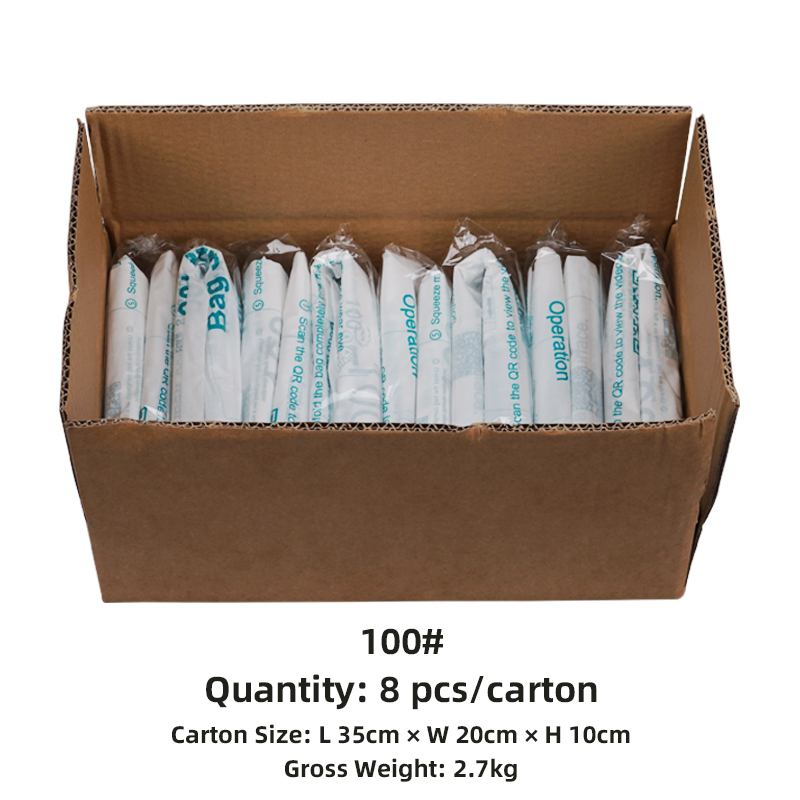 100# (58*65cm)/8 pieces