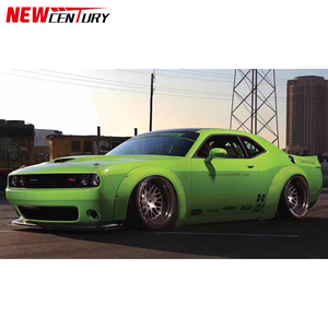 Suitable for the Dodge <strong>Challenger</strong> to Modify the Wide Body Kit with Resin Fiber Wide Body Wheel Eyebrows and Tail wings - Product Image 2