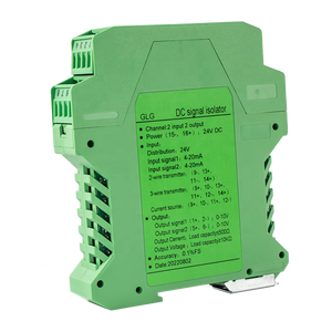 signal isolation 35mm din rail 0-10v 4-20ma galvanic analog 2 <strong>inputs</strong> 4 <strong>outputs</strong> dc signal isolator <strong>module</strong> converter - Product Image 2