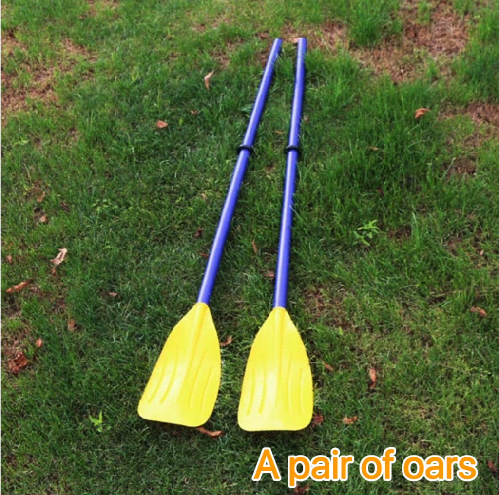 Yellow-a pair of oars