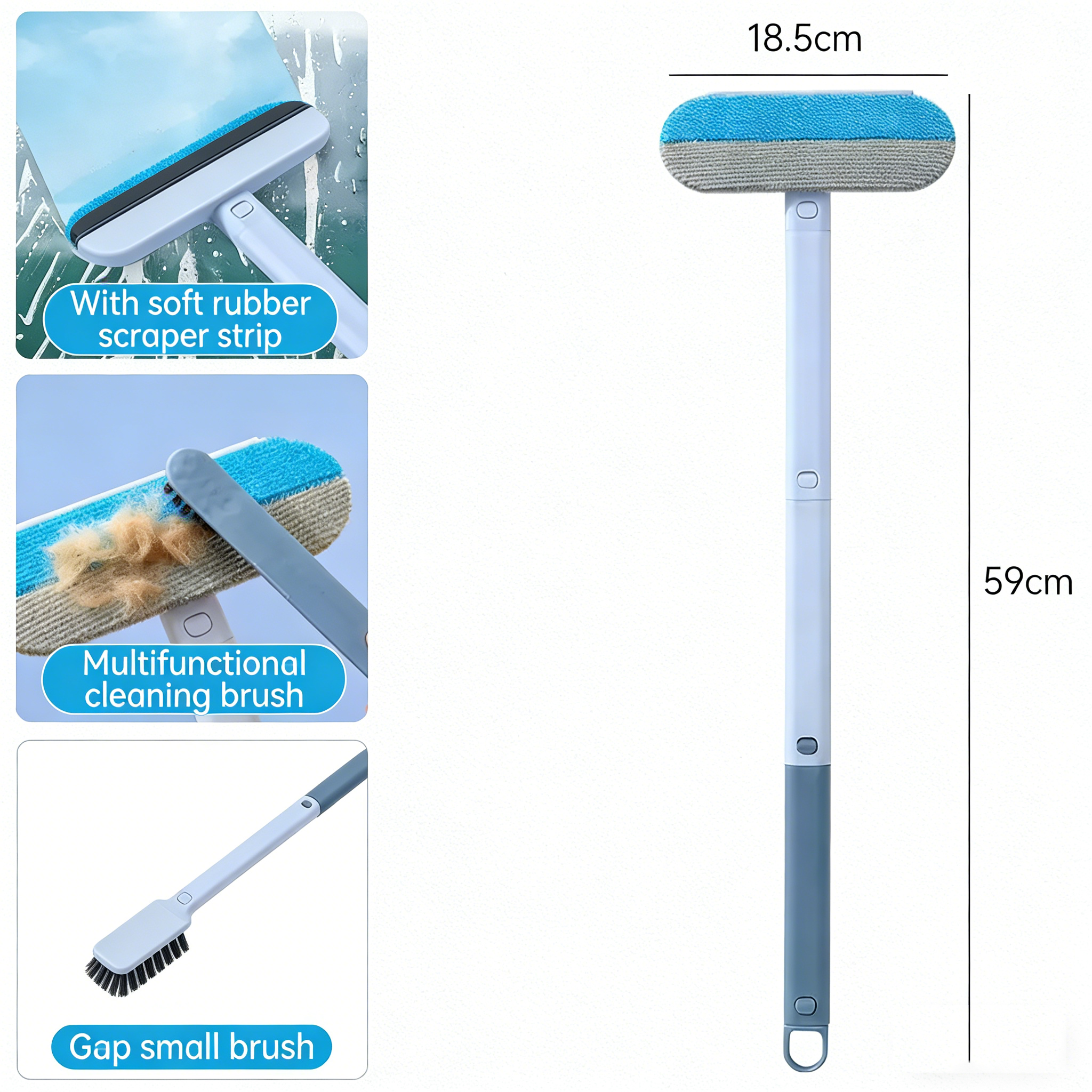 Brosse d'épilation Blue-Pet - Version longue