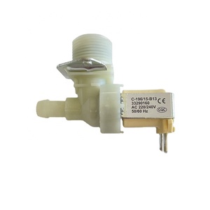 صمام تحكم أحادي الاتجاه في غسالة الملابس، صمام مدخل المياه في غسالة الملابس، صمام ملف اللولبي للمياه