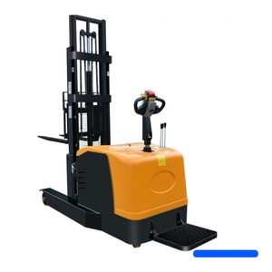 Beinloser elektrischer Gabelstapler voll automatischer hydraulischer Stapler kleiner Lade-und Entlade paletten hubwagen - Product Image 3