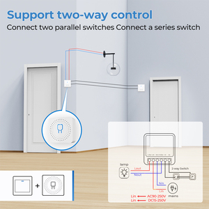 16A DC/AC迷你智能电灯开关模块WIFI RF433图雅无线遥控双向控制器电源开关 - Product Image 3