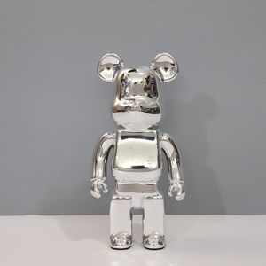 รูปปั้นเรซิ่นเรซิ่นเรซิ่นรูปการ์ตูนหมีรุนแรงสีแดง - Product Image 2
