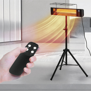 Riscaldatore elettrico a treppiede in piedi per Patio a infrarossi con riscaldamento automatico digitale da campeggio all'aperto antipolvere impermeabile con Display a LED - Product Image 3