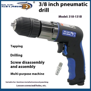 蓝鲨3/8英寸高速气动钻具正反气钻枪，带攻丝特征齿工具机 - Product Image 5