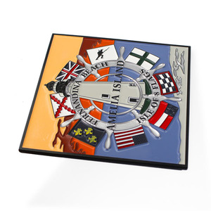 Nhà Sản Xuất Kim Loại Kẽm Hợp Kim Chết Cắt 3D Thành Phố Du Lịch Lưu Niệm Biểu Tượng Tùy Chỉnh Thân Thiện Với Môi Không Thấm Nước Tủ Lạnh Quốc gia Tủ Lạnh - Product Image 4