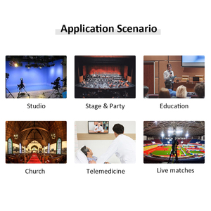 10,1 InchTouch Screen 8 Channel Seamless Broadcast Camera Video Mixer Switcher para Streaming SDI RTMP Multi-Network - Product Image 6
