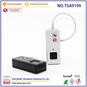 TSA9199 bagaj gümrük kilidi TSA akıllı parmak izi asma kilit - Product Image 5