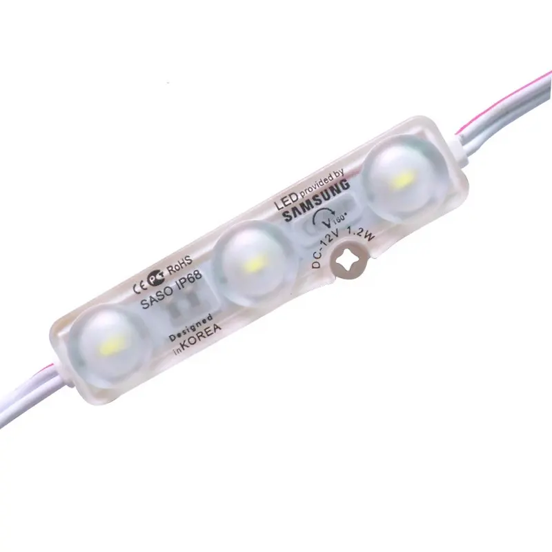 Ultraschallschweiß-LED-Modul 1,2 W Wasserdicht CE RoHS-Zulassung 12V DC SMD Korea Samsung LED-Modul 5730